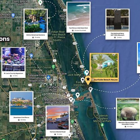 Fort Pierce - 2Bd,2Ba Tropical Surfside Retreat Eksteriør bilde